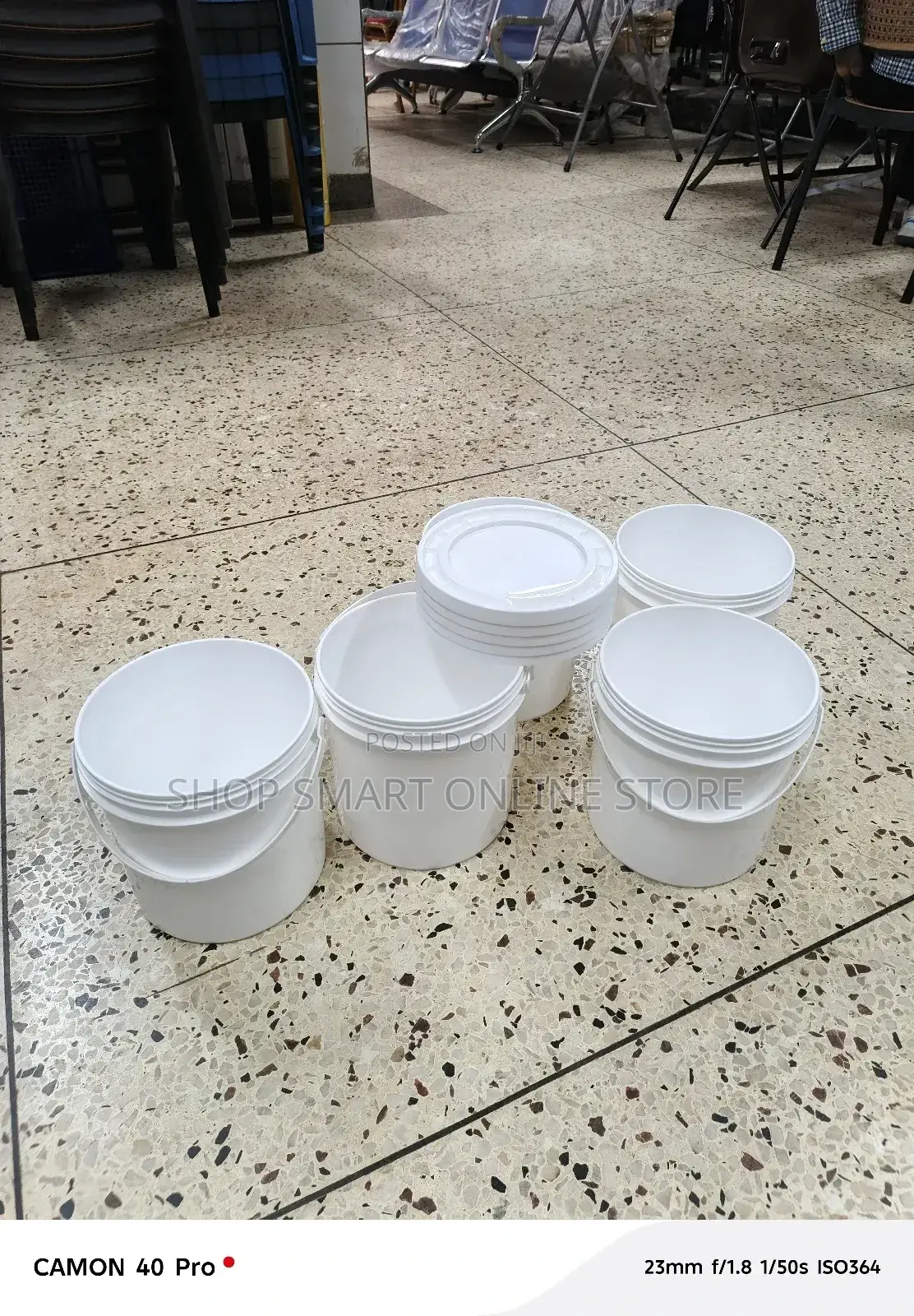 5liters Plastic Paint Buckets(Empty) Plastic Buckets