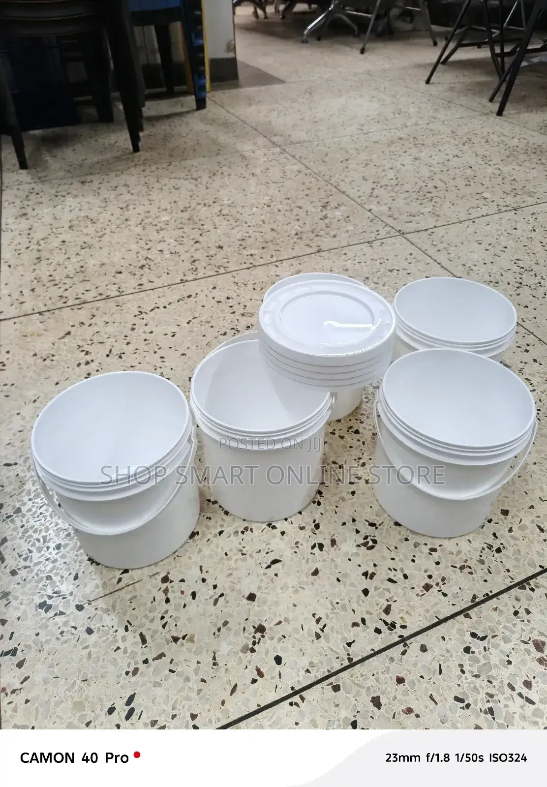 5liters Plastic Paint Buckets(Empty) Plastic Buckets