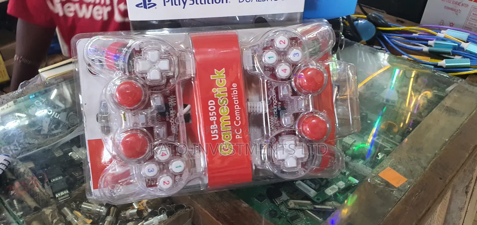 2 Pad Pc Joystick Game Pads