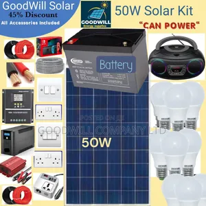 60w Goodwill Solar System Full Kit