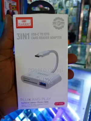 Earldom 3-in-1 Usb-c To Otg Card Reader Adapter (Model Ot105c).