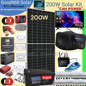 200w Goodwill Solar System Full Kit
