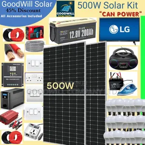 500w Goodwill Solar System Full Kit