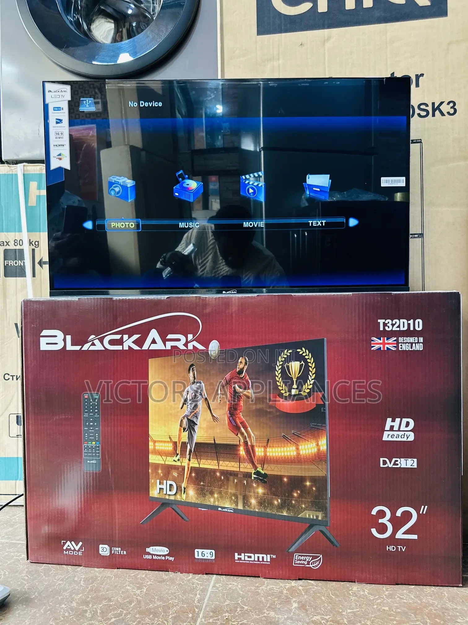 Blackark 32inches Digital Frameless Tv