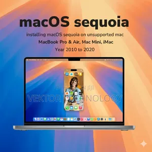 Macos Sequoia Installation for Macbook Pro, Air, iMac, (2010-2020)