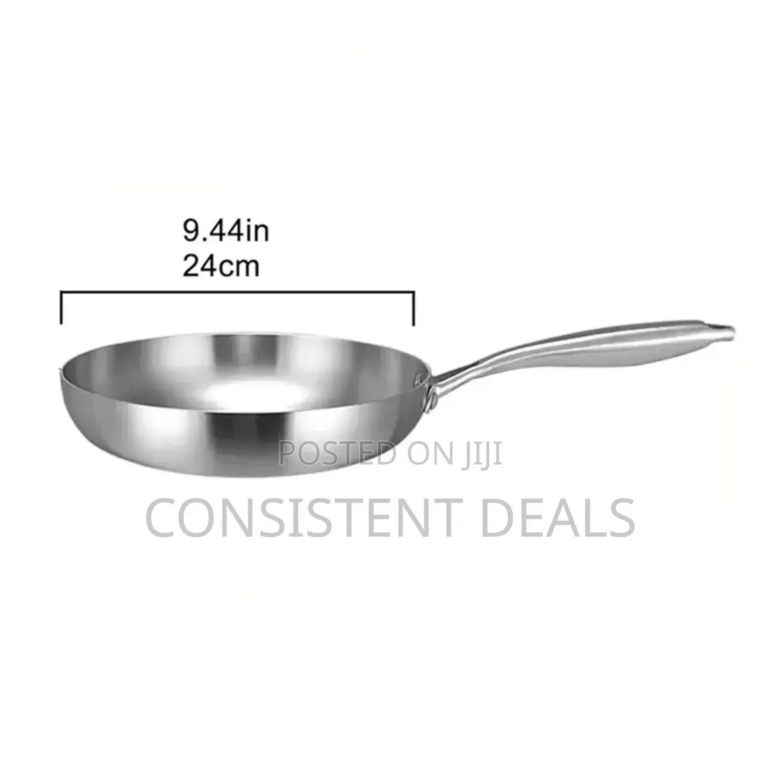 24cm Stainless Steel Frying Pan