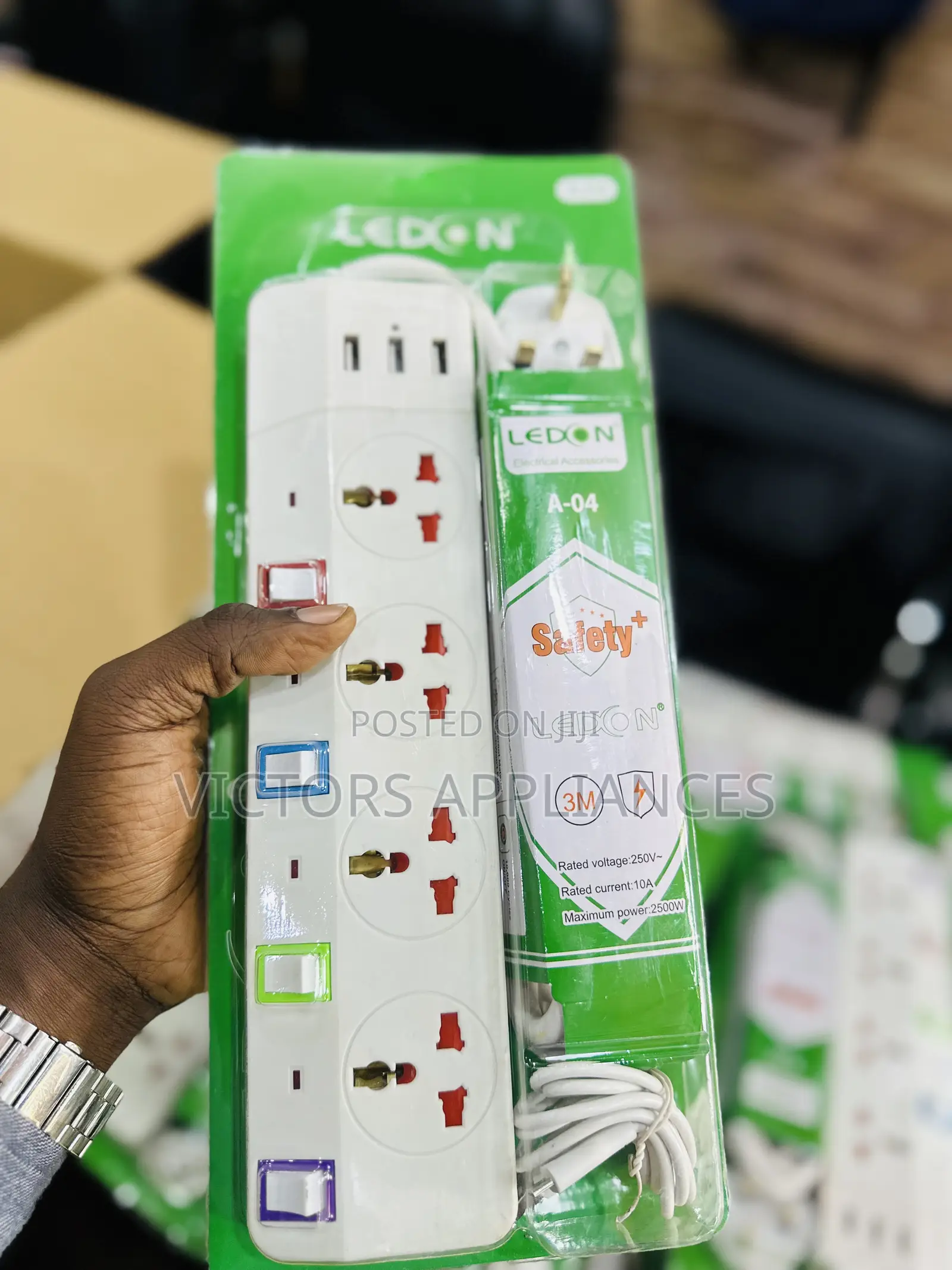 Extension Sockets With 3 Usb Ports