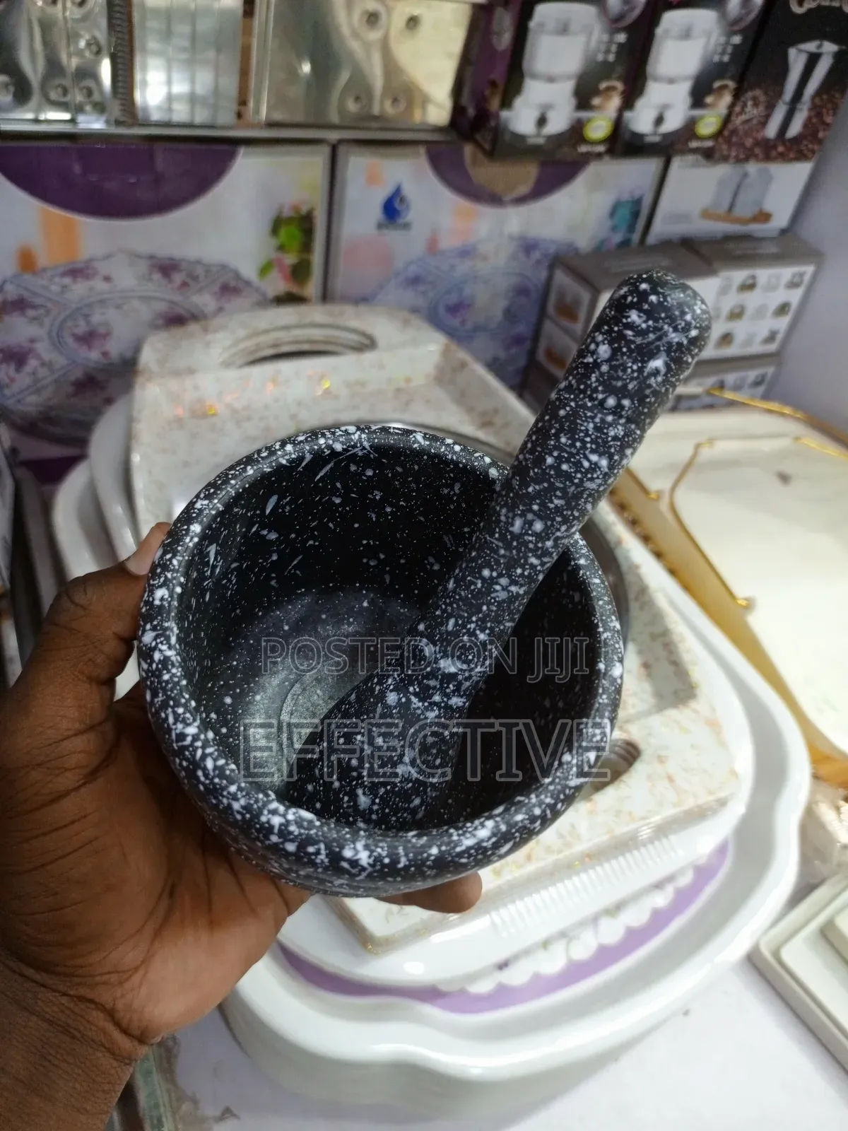 Spice Grinding Granite Mortar and Pestle