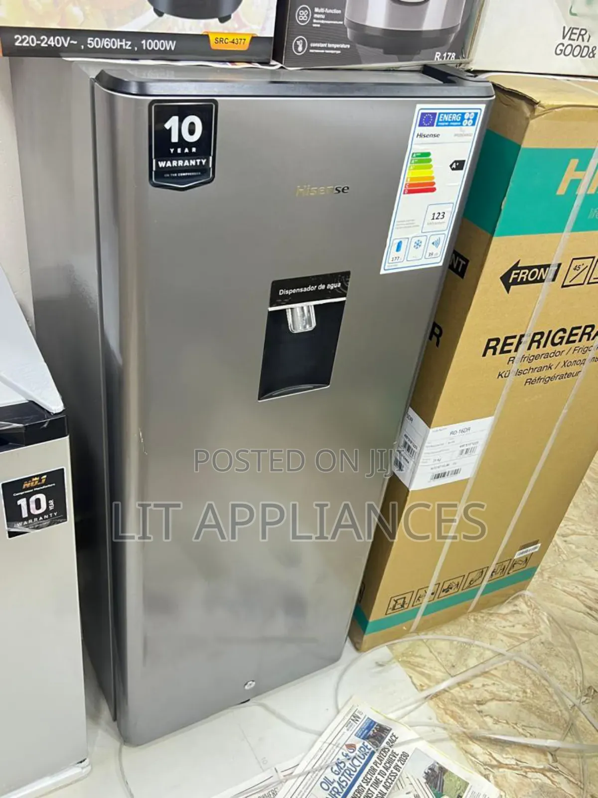 Hisense 229l Refrigerator With a Water Dispenser.