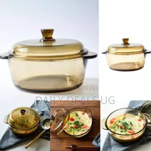 1l Soup Mixing Baking Serving Glass Casserole Dish for Microwave