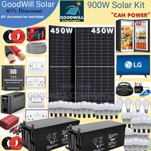900w Goodwill Solar System Full Kit
