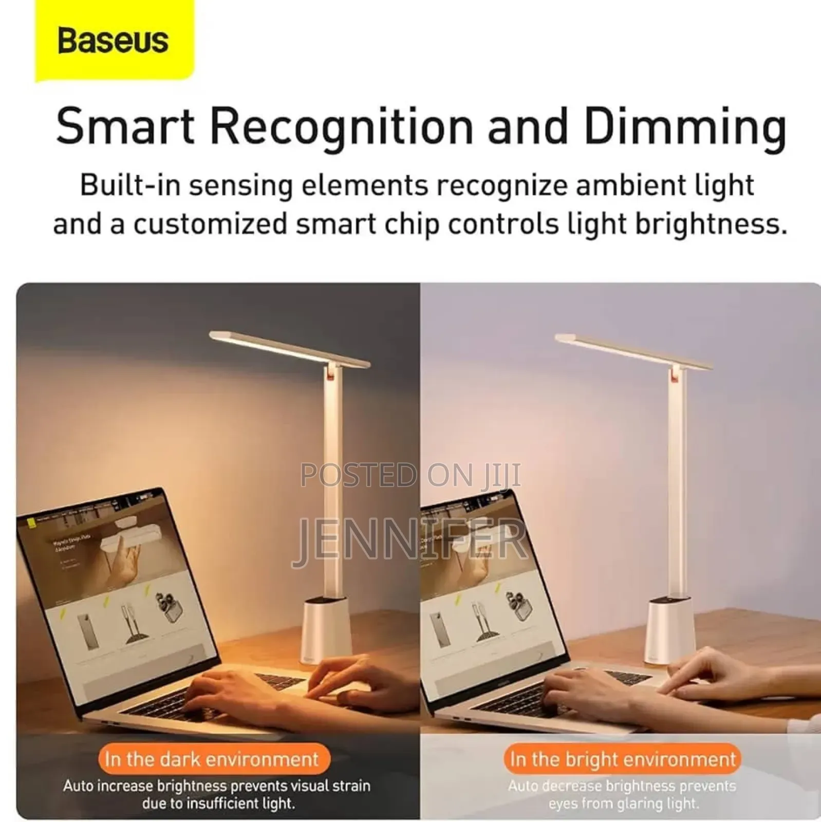Baseus Led Desk Lamp Auto-Dimming Table Lamp
