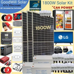 1800w Goodwill Solar System Full Kit
