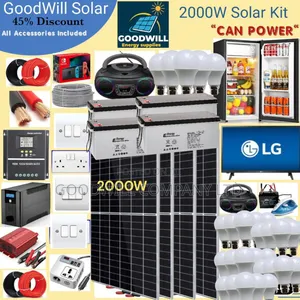2000w Goodwill Solar System Full Kit