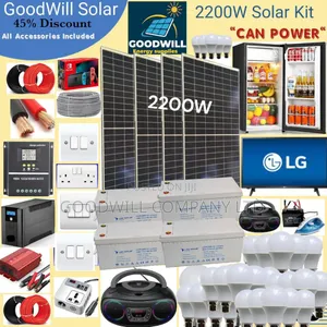2200w Goodwill Solar System Full Kit