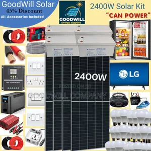 2400w Goodwill Solar System Full Kit