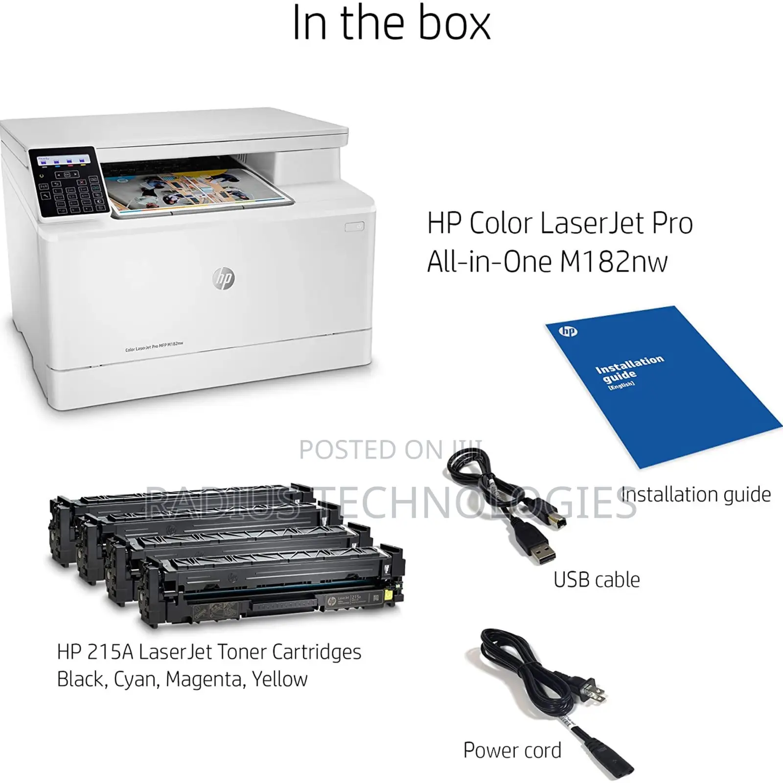 Hp 182n Color Laserjet Multifunction Printer