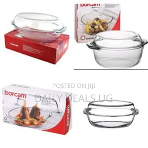 Borcam Oval Casserole Dish With Heat Resistant Oven Microwave Safety