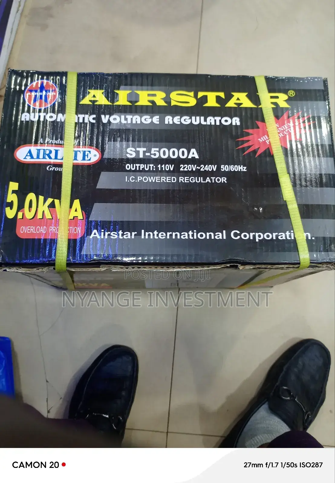 Power Regulator 5000a.Airstar Automatic Voltage Regulator