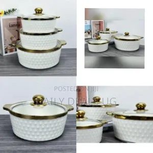 Round Ceramic Casserole Pot Tableware Candle Fire Heating