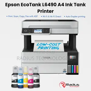Epson Ecotank L6490 A4 Multifunction Wi-Fi Ink Tank Printer