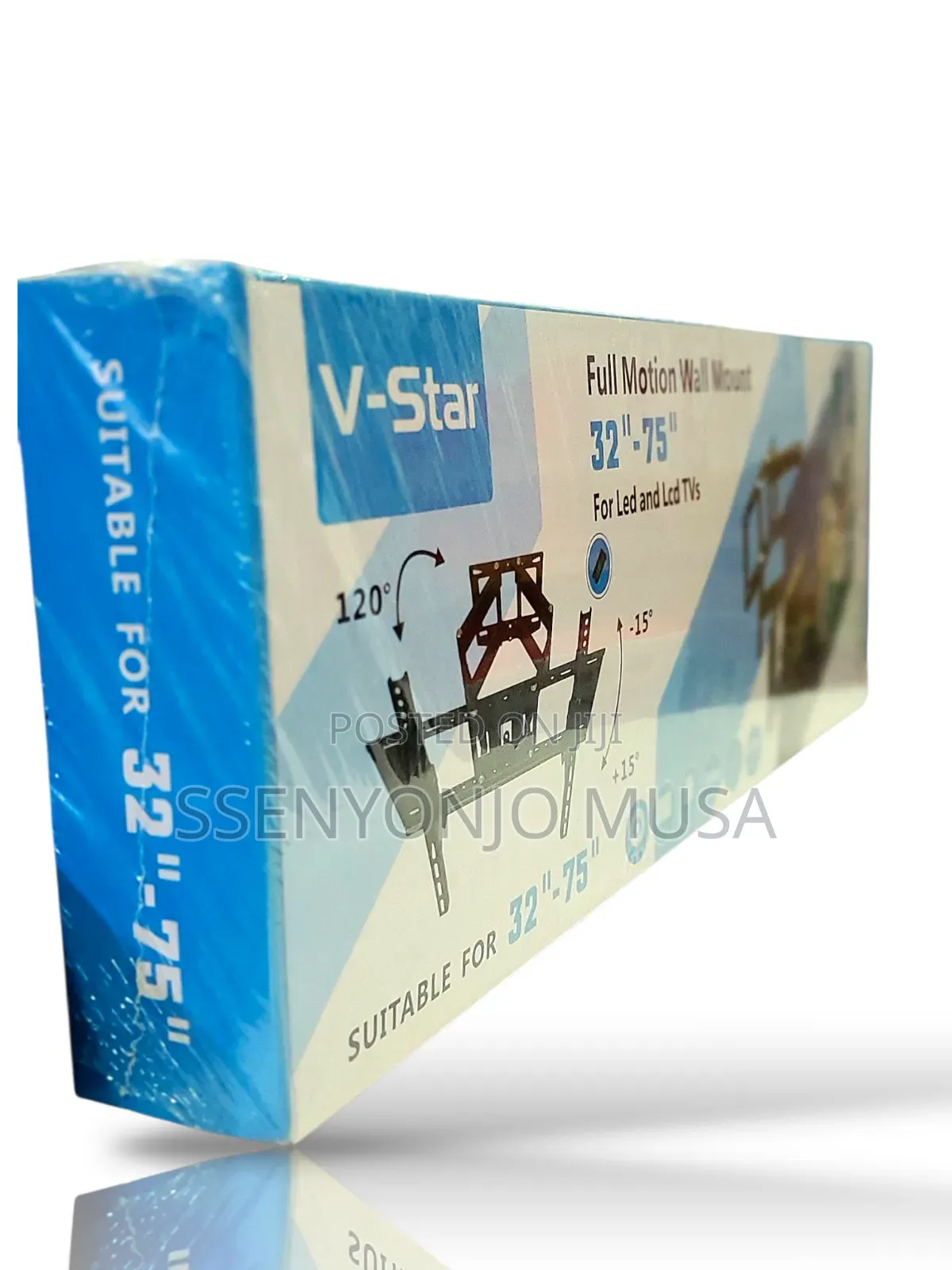 V-Star Full Motion Wall Mount for 32"-75" Led/LCD TVS