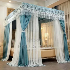 6x6 4 Stand Curtain Mosquito Net - Multicolor