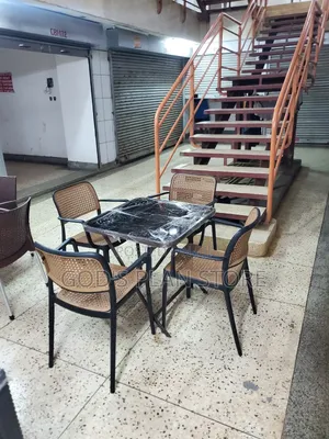 Dining Glass Table and 4 Chairs