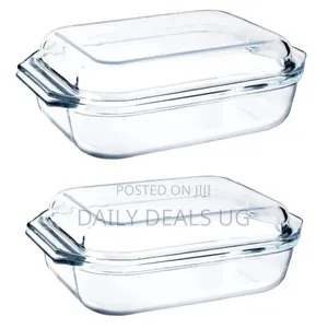 Borcam Rectangular Casserole Dish With Heat Resistant Oven Microwave