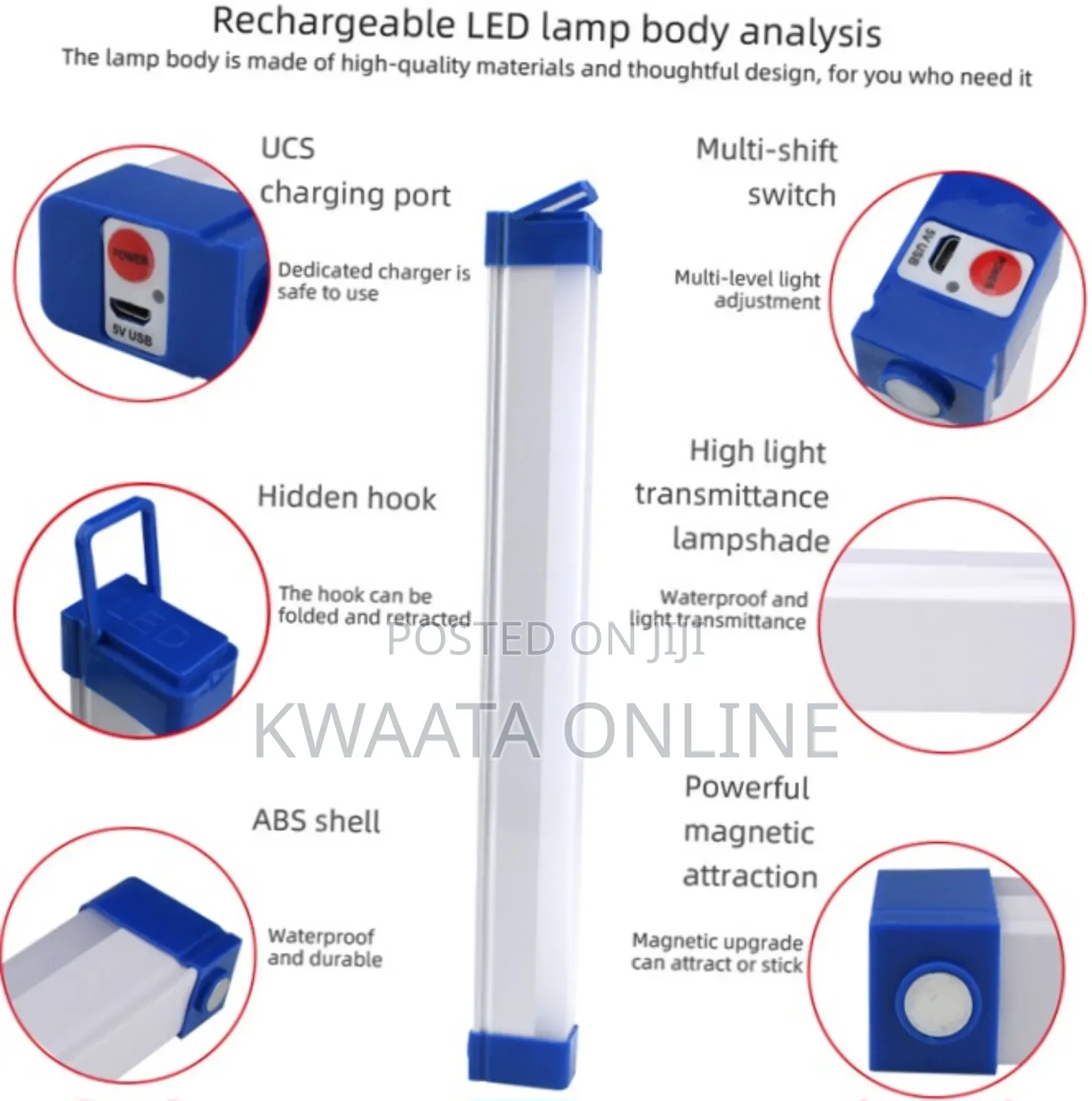Dp Dplight Rechargeable Lamp Bulb With Usb Port