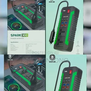 Green Lion 300watts Power Inverter With Sockets and Usb Parts