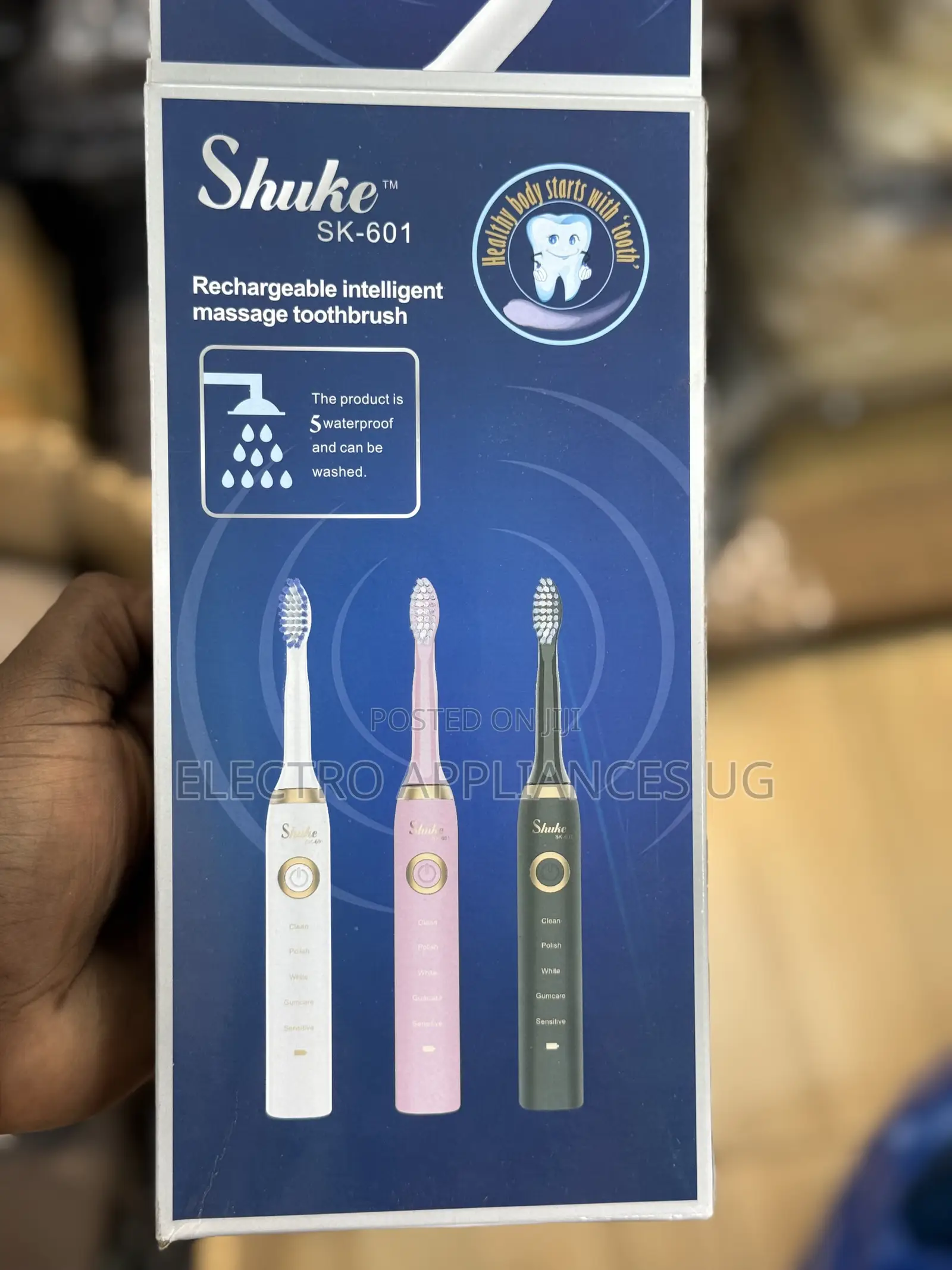 Shuke Sk-601 Rechargeable Intelligent Massage Toothbrush.