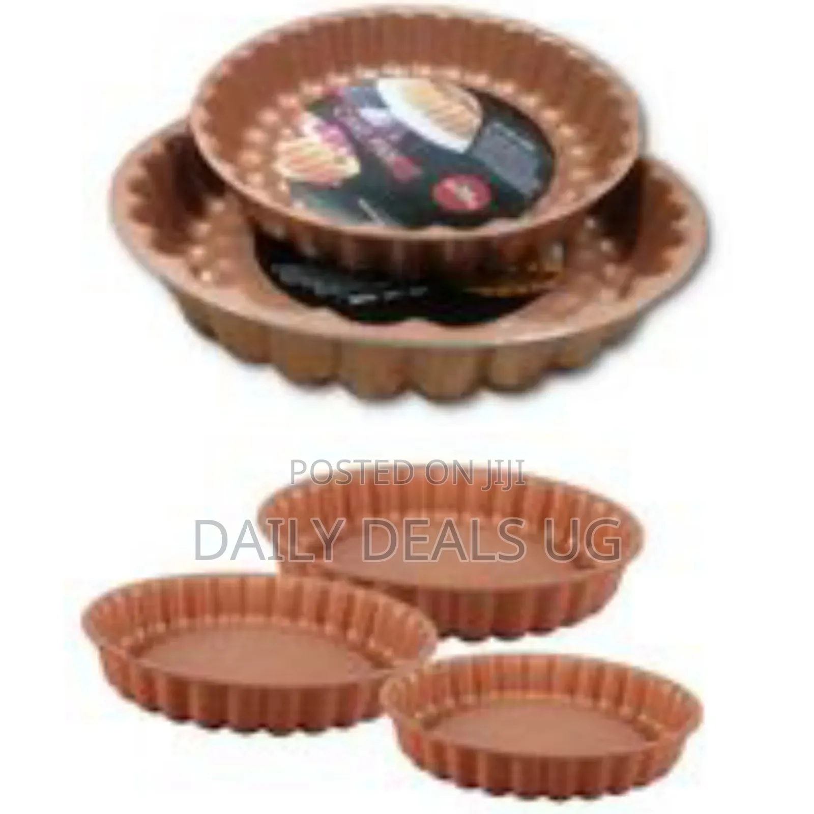 3pc Decorative Nonstick Angel Baking Food Pie Cake Pan 28,30 32cm