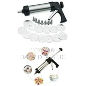 Cookie Press and Icing Set- Silver