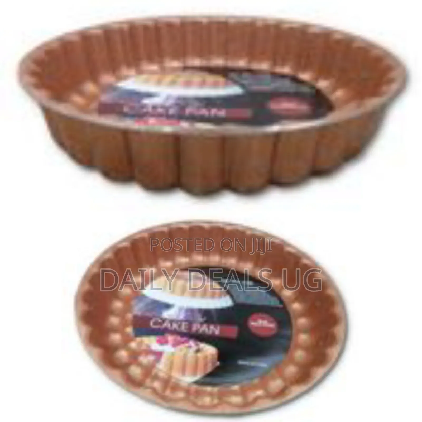 28cm Decorative Nonstick Angel Baking Food Pie Cake Pan, Copper