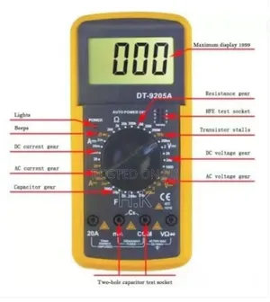 Sp Electron Dt9205a Digital Multimeter For Measuring Ac And Dc Voltage