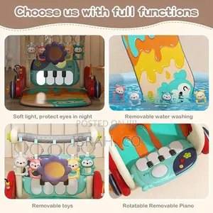 3 in 1 Baby Play Mat Gym for 0-3 Years Play Musical Piano
