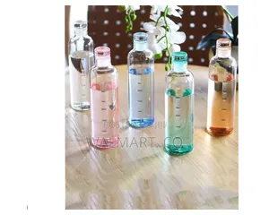 Time Index Luxury Plastic Water Bottle