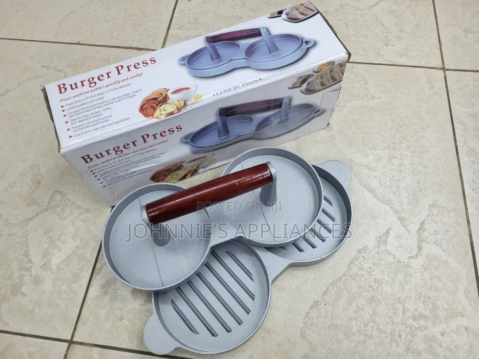 Double Pan Burger Press Machine