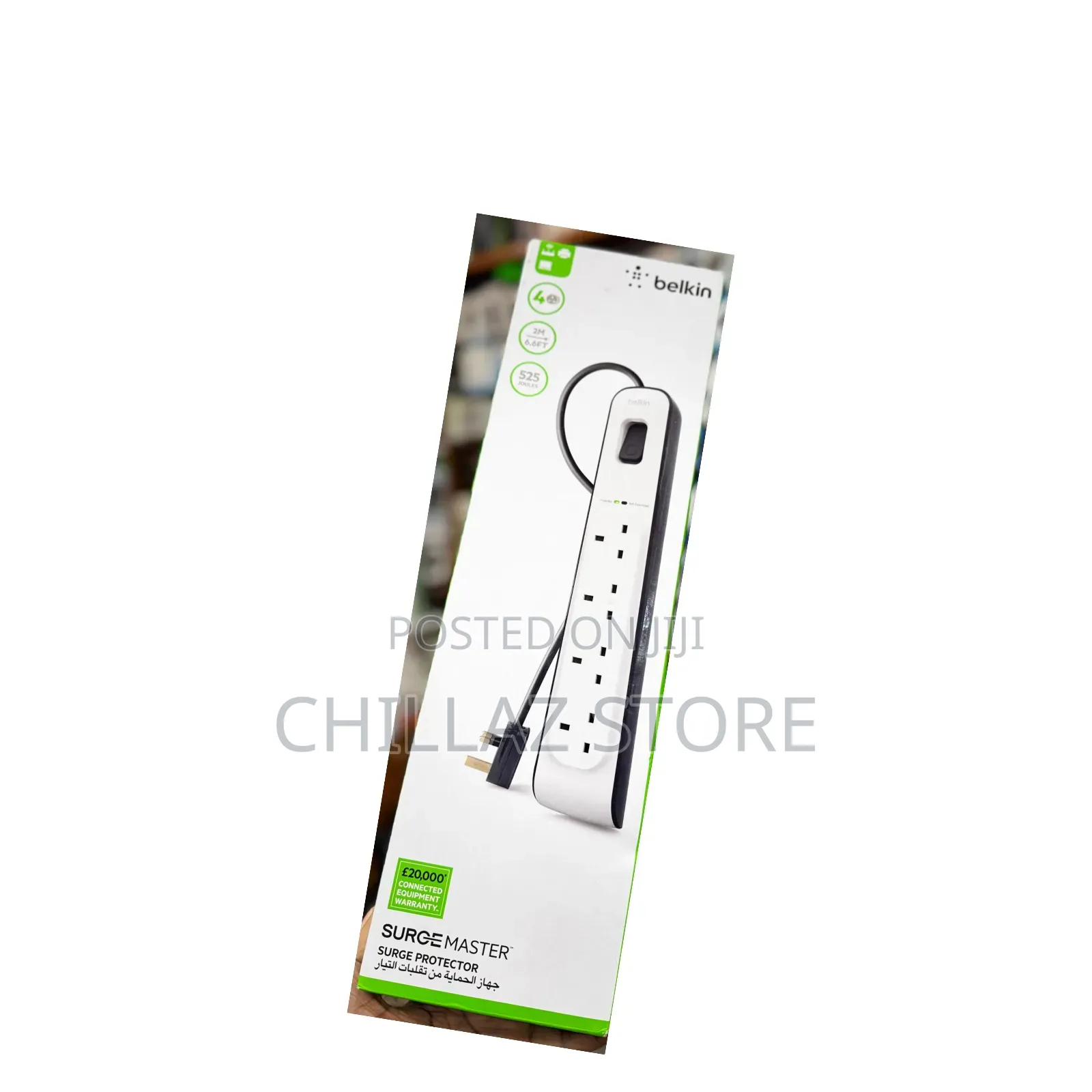 Belkin 4 Way Surge Protection Extension.
