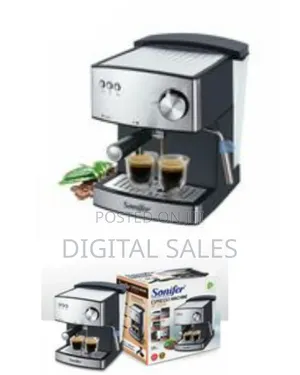 Sonifer 1.6 Litre Sonifer Electric Coffee Makr Machine, Silver