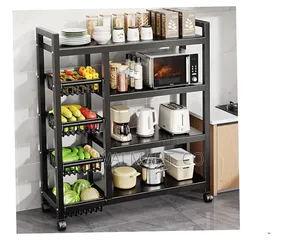 Kitchen Vegetable Basket Trolley