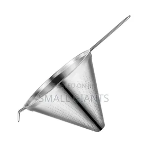Stainless Steel Funnel With a Built-in Strainer