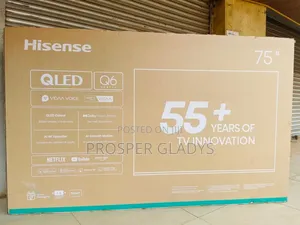 75 Qled Hisense Smart Digital Flat Screen Flameless
