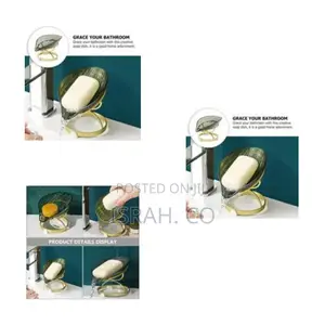 Reusable Innovative Leaf Shape Soap Dish Holder-