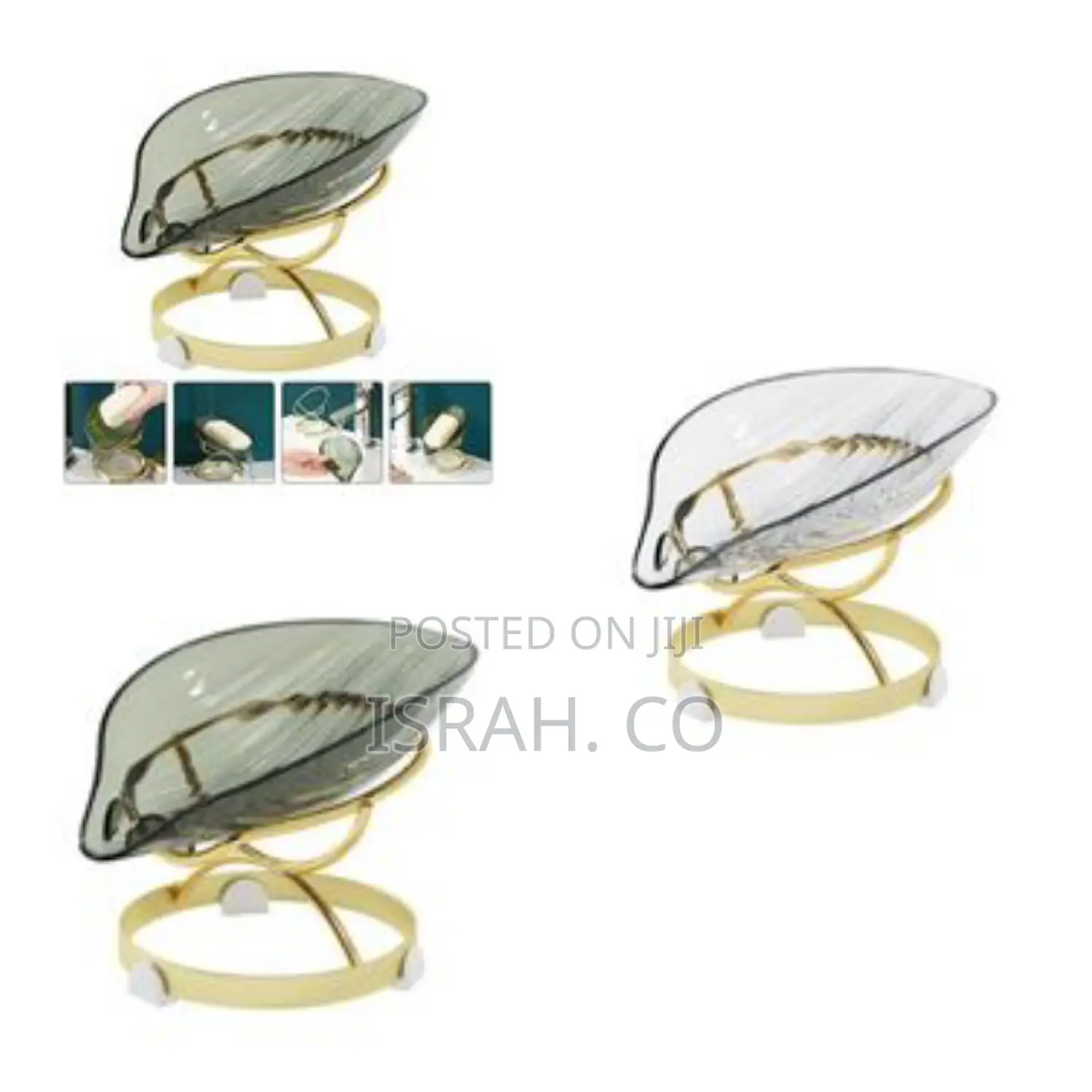 Reusable Innovative Leaf Shape Soap Dish Holder-
