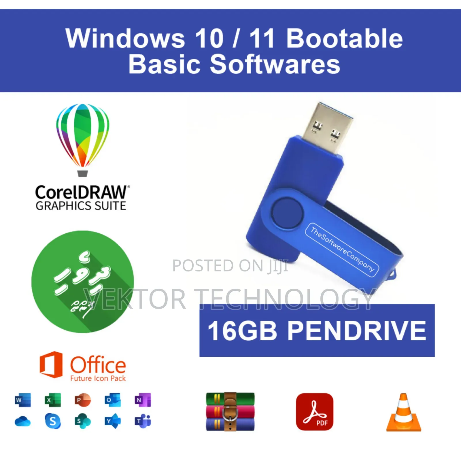 ​ Ultimate Pc Upgrade! Windows 11/10 Pro Bootable 16gb Usb ​