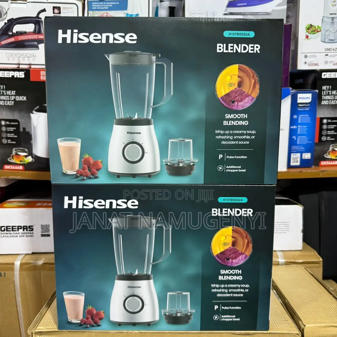 Hisense 2in1 Blender (Metalic Base)