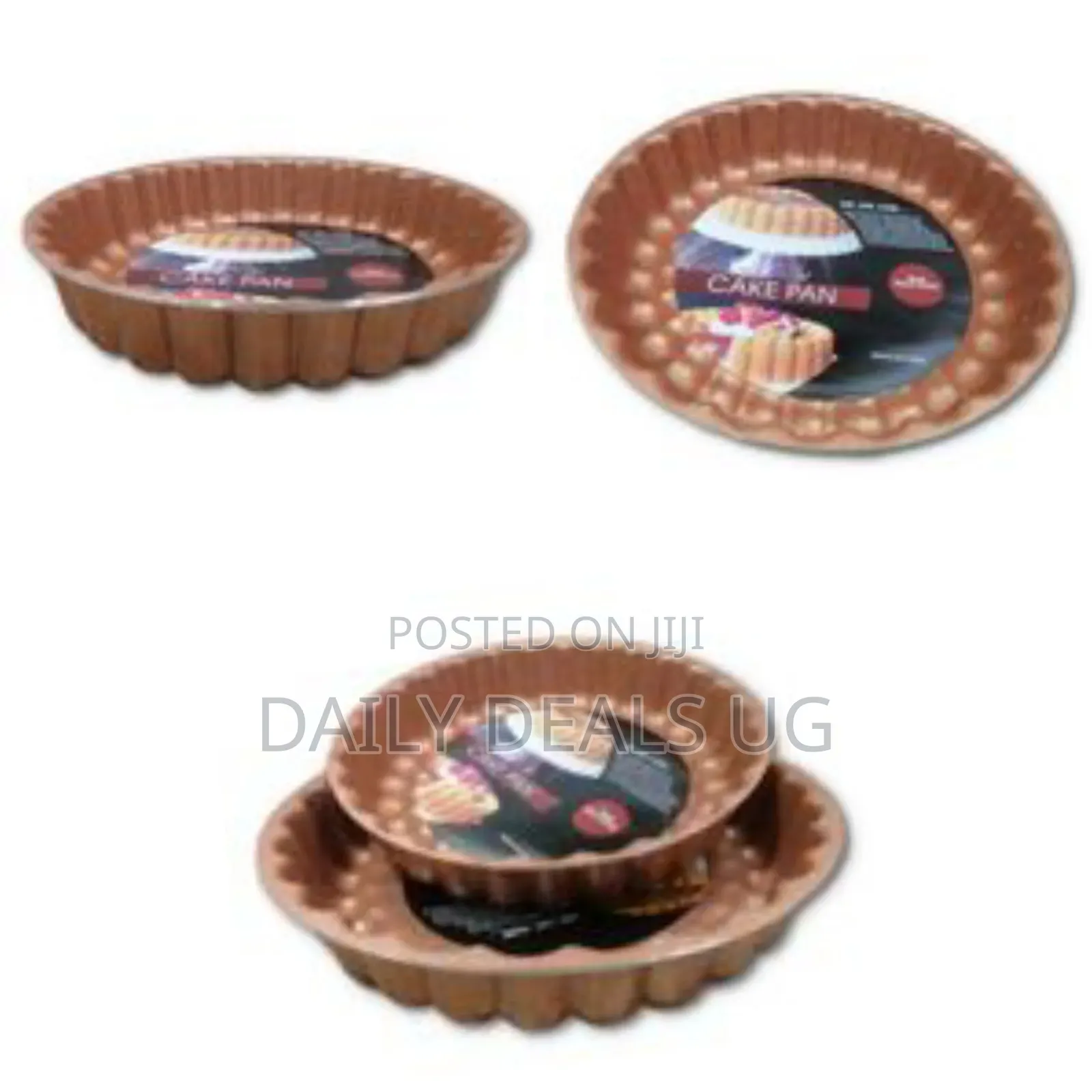 2pc Decorative Nonstick Angel Baking Food Pie Cake Pan 28 30cm