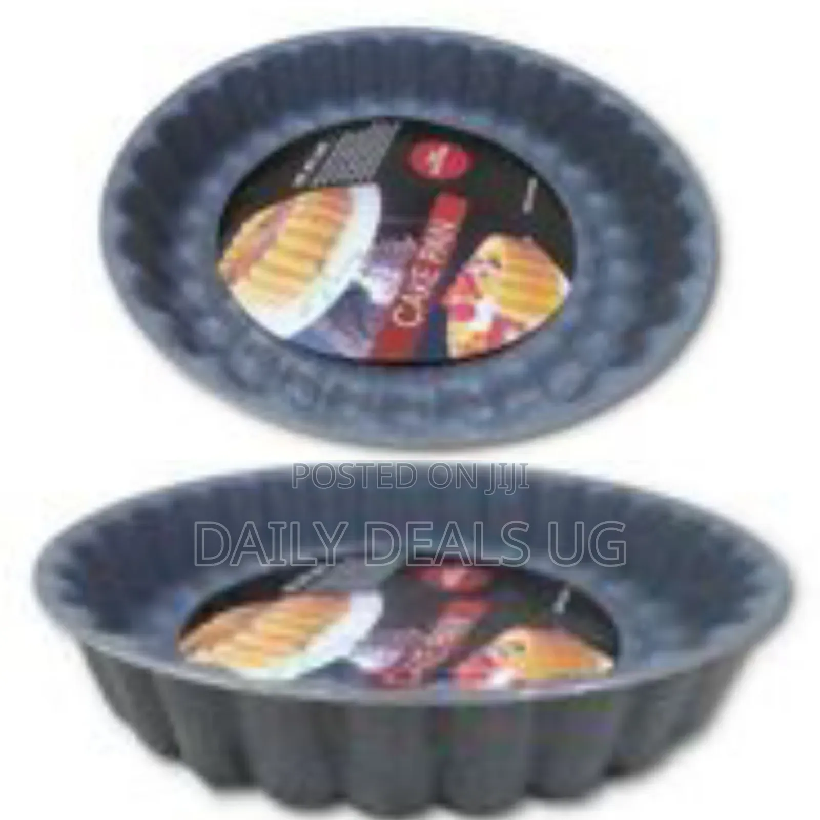 28cm Decorative Nonstick Angel Baking Food Pie Cake Pan, Grey